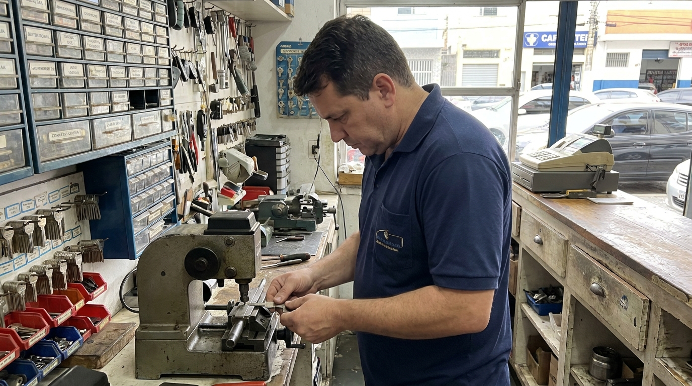 Confecção de Chave Automotiva profissional em Uberaba‑MG