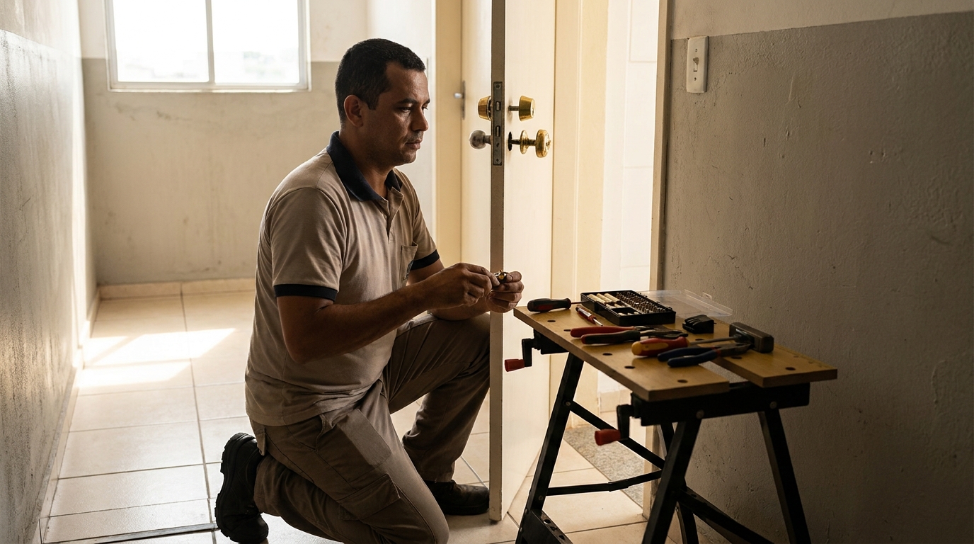 Troca de Segredo Residencial profissional em Uberaba‑MG